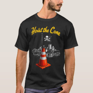 Pirates hijsen de kegel Grappige zegswijze honkbal T-shirt