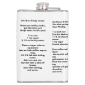 Pirate's Hot Rum Toddy recipe Caribbean coffee Heupfles (Achterkant)