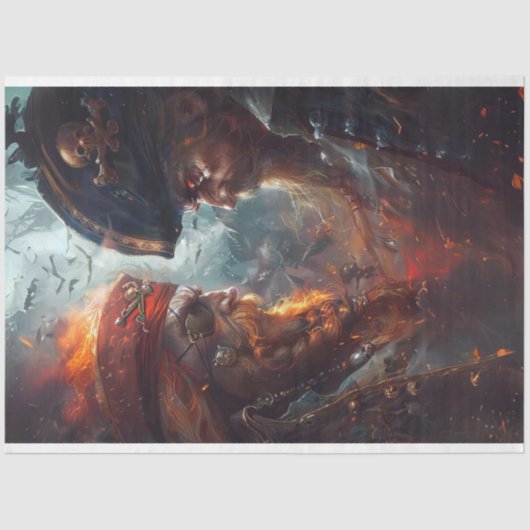 Pirates in a Duel Decoupage Tissue Paper Tissuepapier (Voorkant)