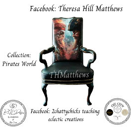 Pirates in a Duel Decoupage Tissue Paper Tissuepapier