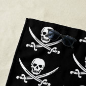 Pirates Jolly Roger Beach Towel Strandlaken (In situ)