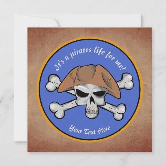 Pirates Life for Me Kaart (Voorkant)