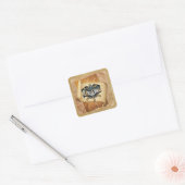 Pirates Life for Me Vierkante Sticker (Envelop)