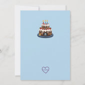 Pirates Life for THREE, Pirate 3rd Birthday Kaart (Achterkant)