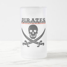 Pirates Matglazen Bierpul