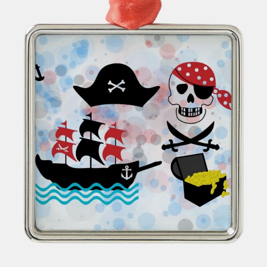 Pirates Metalen Ornament (Voorkant)