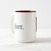 Pirate's Morning Coffee Mok (Voorkant links)