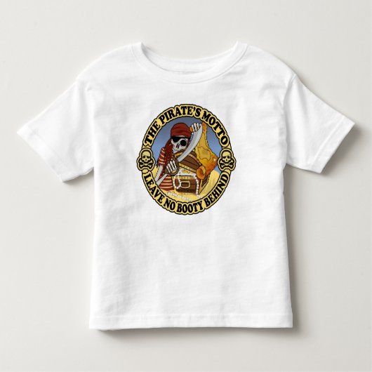 Pirate's Motto Kinder Shirts (Voorkant)