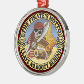 Pirate's Motto Metalen Ornament (Links)