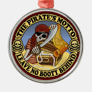 Pirate's Motto Metalen Ornament