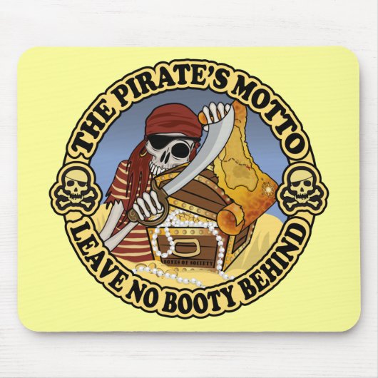 Pirate's Motto Muismat (Voorkant)