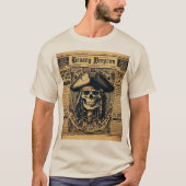 Pirates of the Caribbean-krant T-shirt (Voorkant)