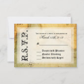 Pirates Party RSVP op Antiek kaart (Voorkant)