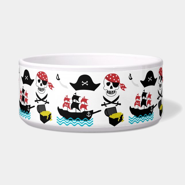 Pirates Pet Bowl Voerbakje (Voorkant)