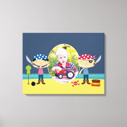 Pirates Photo Boy [24x18 inch] Canvas (Voorkant)