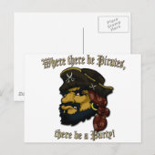 Pirates Rock. Briefkaart (Voorkant / Achterkant)