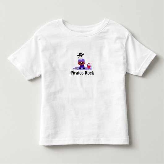 Pirates Rock Kinder Shirts (Voorkant)