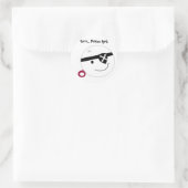 Pirates Rock Ronde Sticker (Tas)