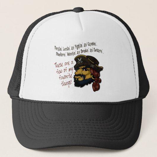 Pirates Rock. Trucker Pet (Voorkant)