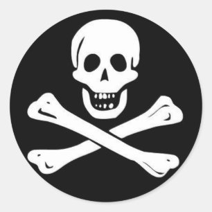 Pirates Ronde Sticker