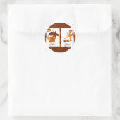 Pirates Ronde Sticker (Tas)