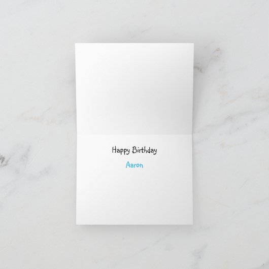 Pirate's Ship Boy's Birthday Card Bedankkaart (Binnen)