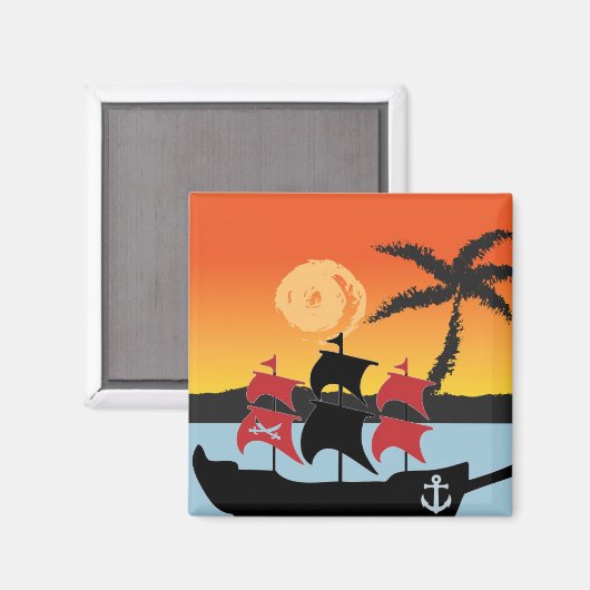 Pirates Ship Magnet (Voorkant / Achterkant)