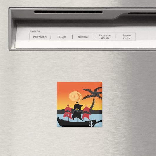 Pirates Ship Magnet (Insitu (Vaatwasser))