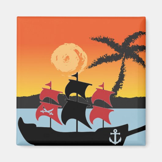 Pirates Ship Magnet (Voorkant)