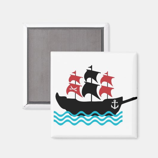 Pirates Ship Magnet (Voorkant / Achterkant)