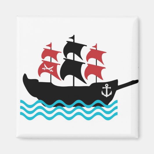 Pirates Ship Magnet (Voorkant)