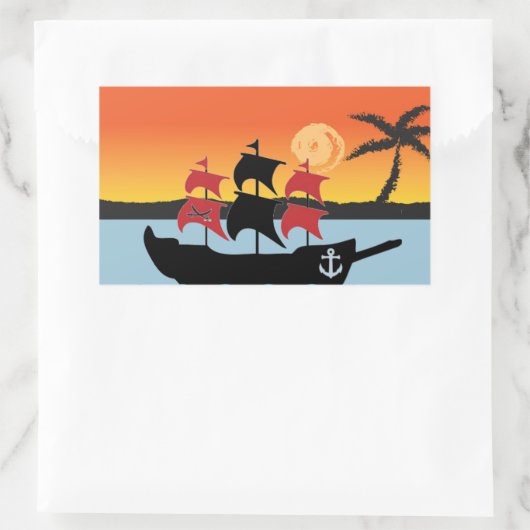 Pirates Ship Sticker (Tas)