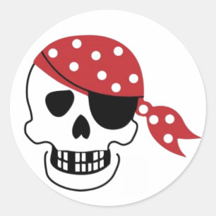Pirates Skull Sticker