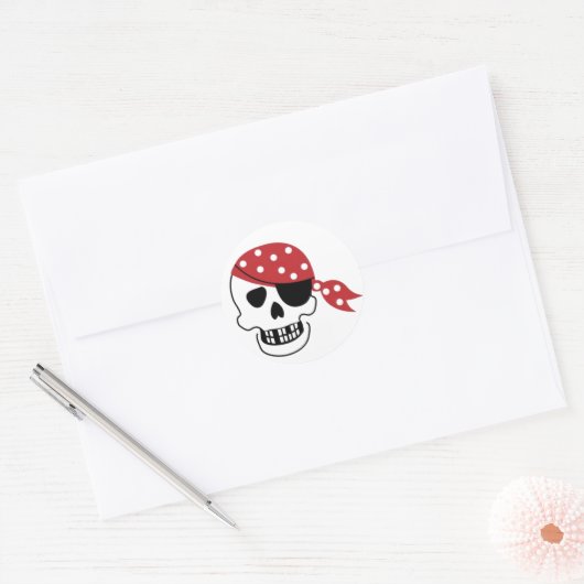 Pirates Skull Sticker (Envelop)