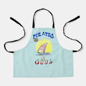 Pirates Soul zeilboot Nautisch zeilen Schort (Voorkant)