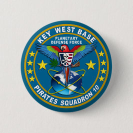 Pirates Squadron Ronde Button 5,7 Cm