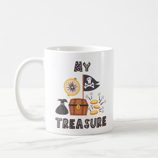 Pirate's Treasure Chest Koffiemok (Links)
