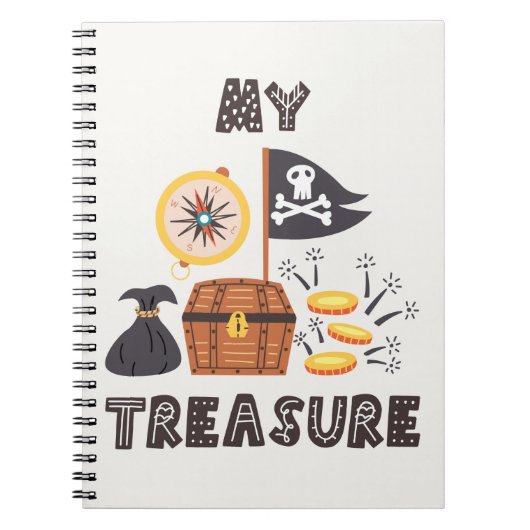 Pirate's Treasure Chest Notitieboek (Voorkant)