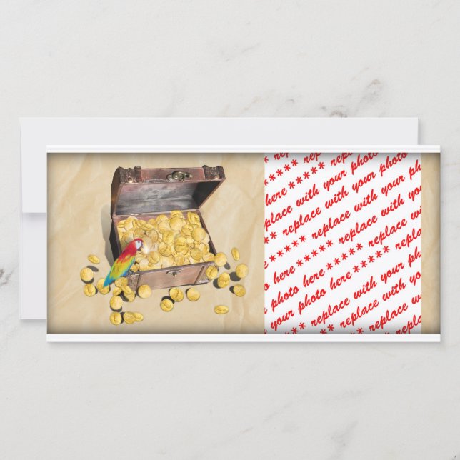 Pirate's Treasure Chest on Crinkle Paper (Voorkant)