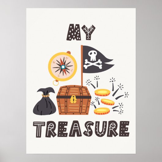 Pirate's Treasure Chest Poster (Voorkant)