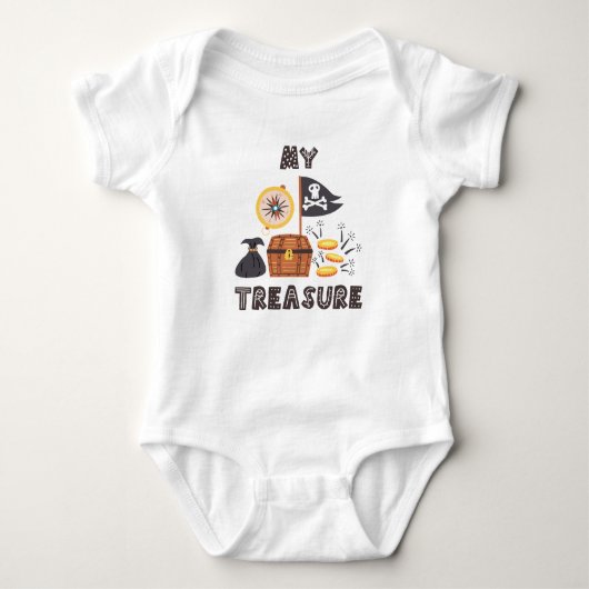 Pirate's Treasure Chest Romper (Voorkant)