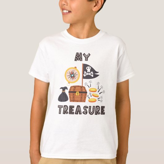 Pirate's Treasure Chest T-shirt (Voorkant)