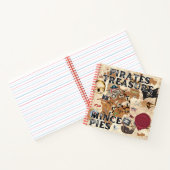 Pirates Treasure - gehakte taarten Notitieboek (Binnen)