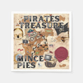 Pirates Treasure - gehakte taarten Servet (Voorkant)
