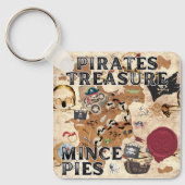 Pirates Treasure - gehakte taarten Sleutelhanger (Voorkant)