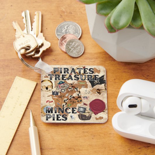 Pirates Treasure - gehakte taarten Sleutelhanger (Bureau)