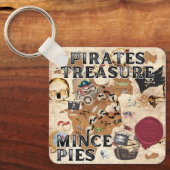 Pirates Treasure - gehakte taarten Sleutelhanger (Voorkant)