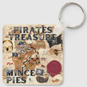 Pirates Treasure - gehakte taarten Sleutelhanger (Achterkant)