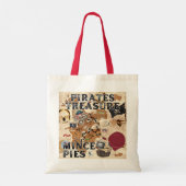 Pirates Treasure - gehakte taarten Tote Bag (Achterkant)