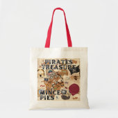 Pirates Treasure - gehakte taarten Tote Bag (Voorkant)